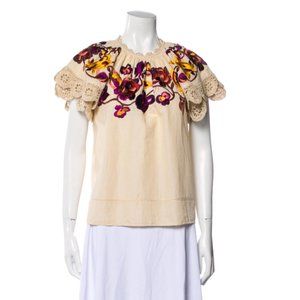embroidered Blouse "Rumi" top